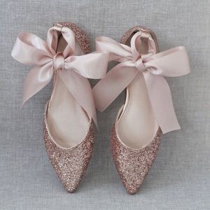 Kaileep Glitter Wedding Flats